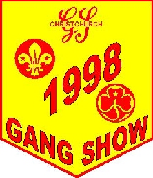 1998 Christchurch Scout and Guide Gang Show Commemorative Badge