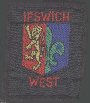 The Left hand side shows a Lion part of the Ipswich Borough Arms and the Right being the scout badge