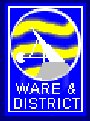 Ware was a very important malting town and the logo depicts the cowling from one of the old maltings. The wavy lines represent the river Lea.